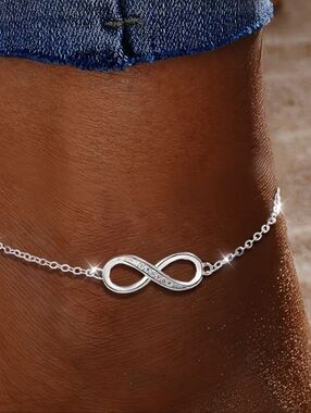 Infinity Anklet - Dainty Chain Bracelet